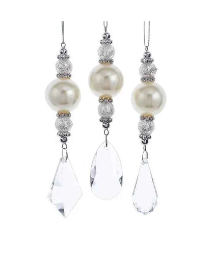 5.5"PRL PENDNT W/CLEAR ACRYLC DROP 3A