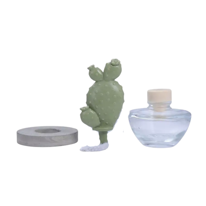 Bunny Ear Cactus Ceramic Diffuser Combo/Sweet Azale- 2PCS