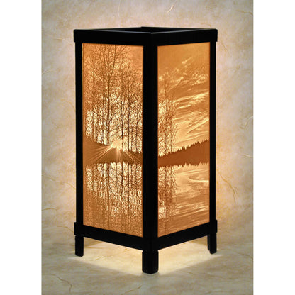 Lakeshore Sunset Porcelain Luminaire Lamp