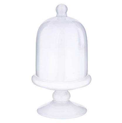 White Cloche Candle