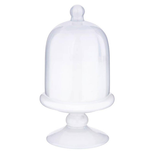 White Cloche Candle