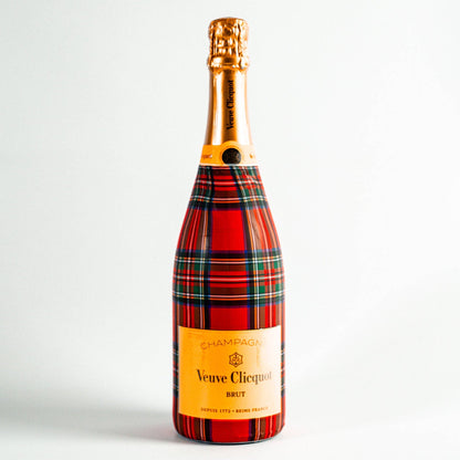 Beau Bottles - Beau Bottles Tartán navideño rojo y verde - Colección Champagne