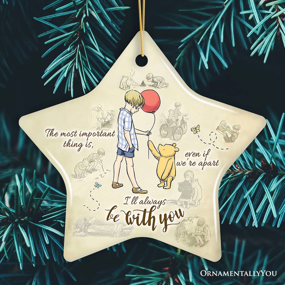 I'll Always be with You Ornament, Comforting Pooh Bear Gift