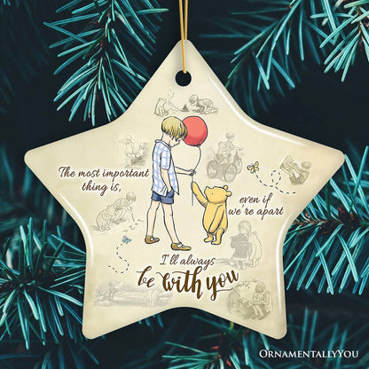 I'll Always be with You Ornament, Comforting Pooh Bear Gift