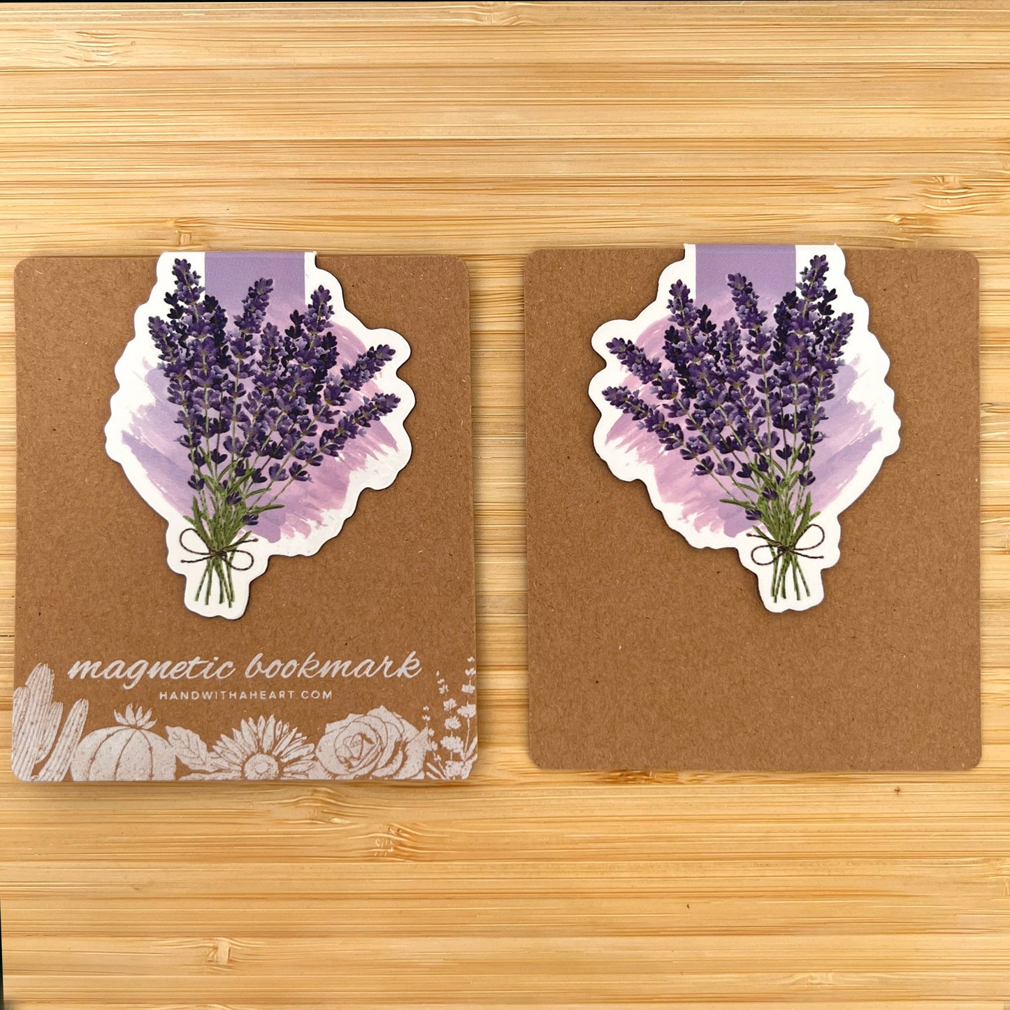 Lavender Magnetic Bookmark