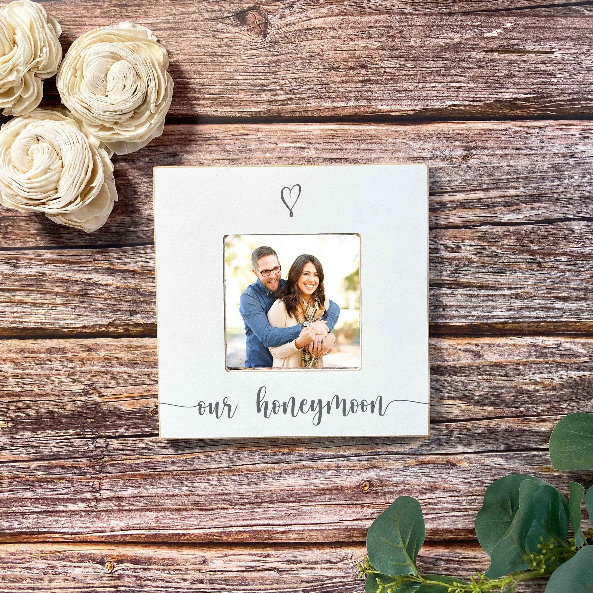 Our Honeymoon Picture Frame, Honeymoon and Wedding Gift