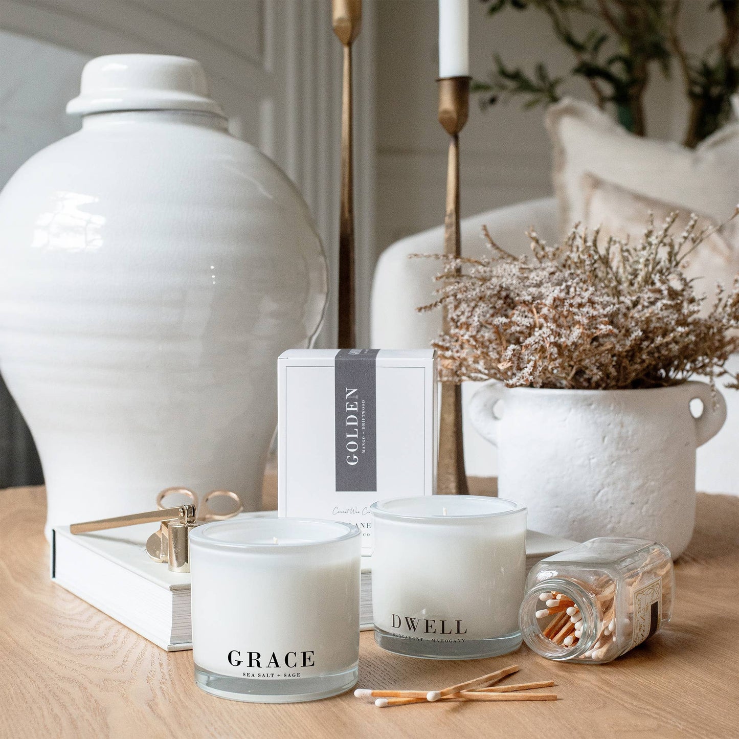 GRACE | Sea Salt + Sage Candle | Signature Collection