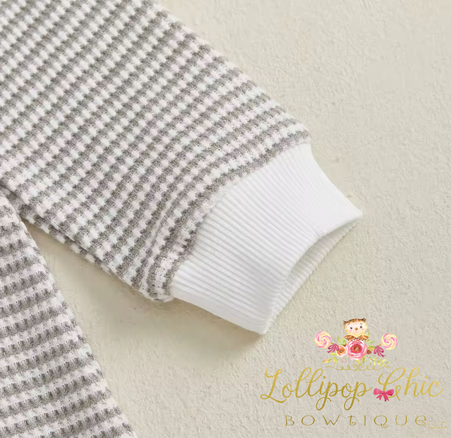 Baby Boy Striped Collared Long Sleeve Romper: 3-6M -BLUE