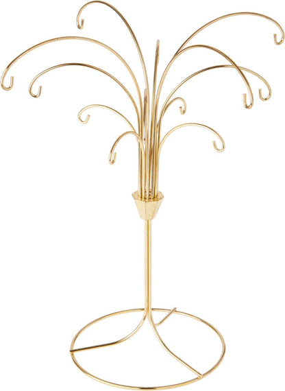 12 Arm Ornament Stand, Tree, 11.5" H x 10" W x 10" D