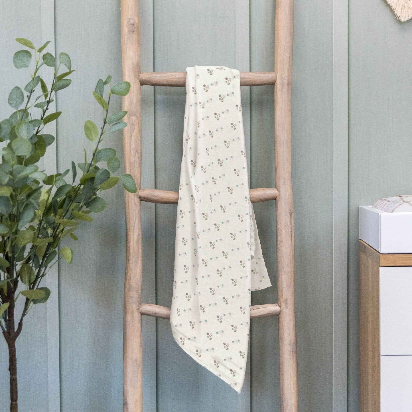 Crane Baby - Organic Cotton Poppy Single Swaddle