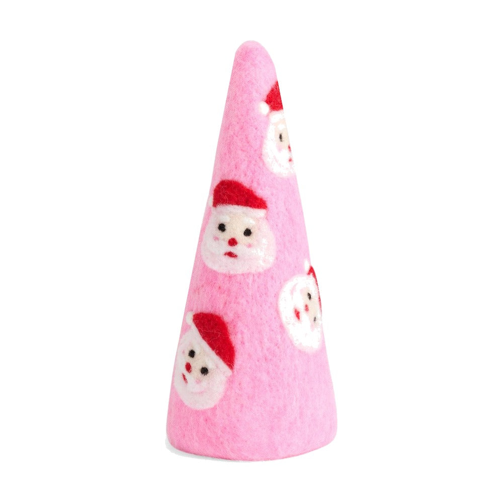 Felt Decorative Christmas Tree, Santa