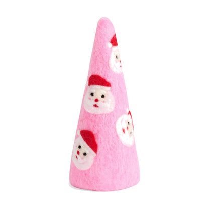 Felt Decorative Christmas Tree, Santa