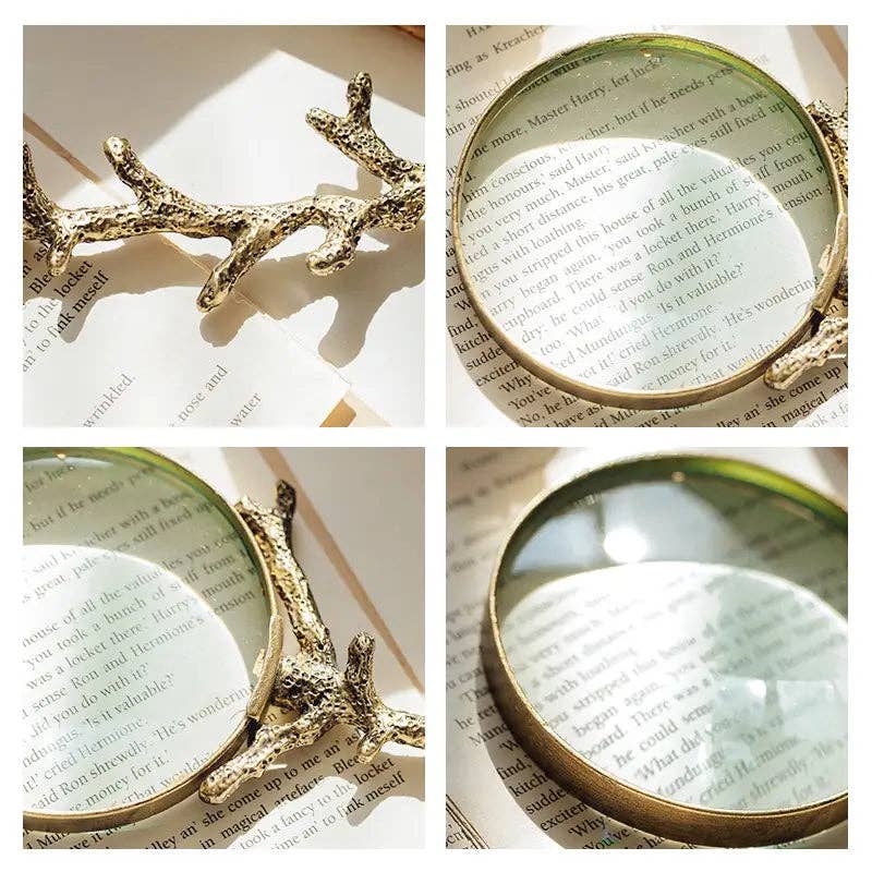 Vagabond Vintage - HANDHELD MAGNIFYING GLASS