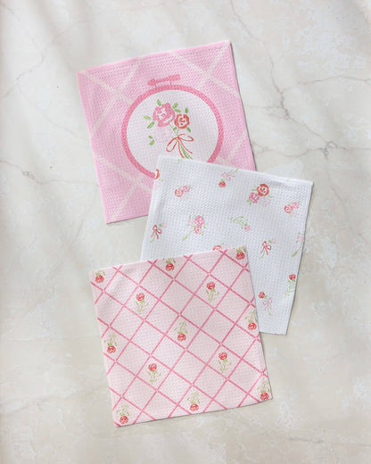 Geometry - Granny's Embroidery Dishcloth Set