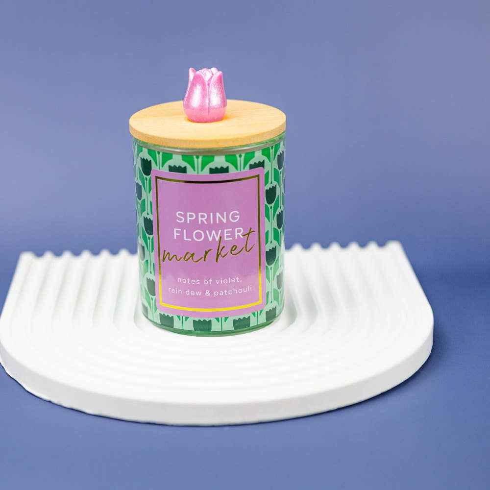 Spring Flower Market – 10oz Scented Spring Gift Candle