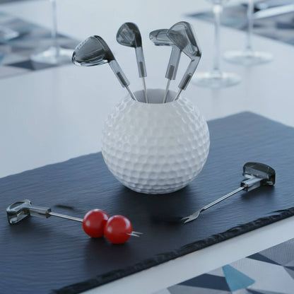 7-Piece Golf Cocktail Pick Set