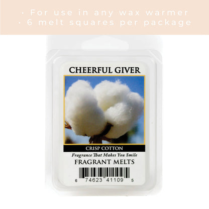 A Cheerful Giver - Melts - Crisp Cotton