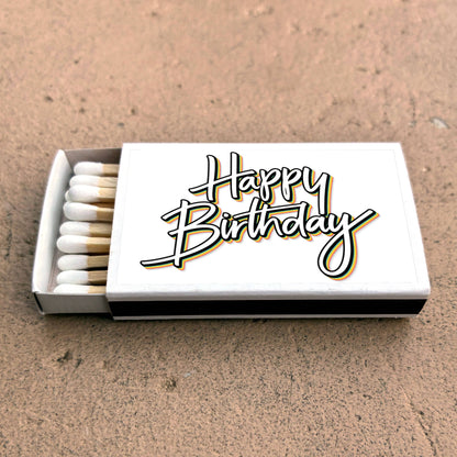 Happy Birthday Matches • Home Decor Matchbox
