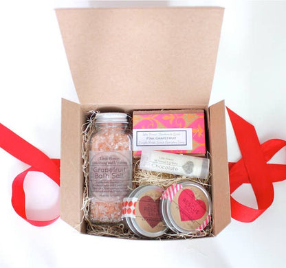 The Little Flower Soap Co - Valentines Day Spa Box