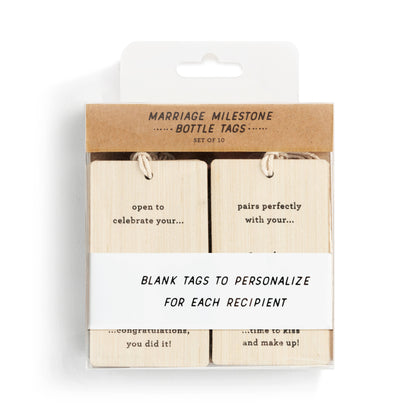 Milestones Bottle Tags Set 10