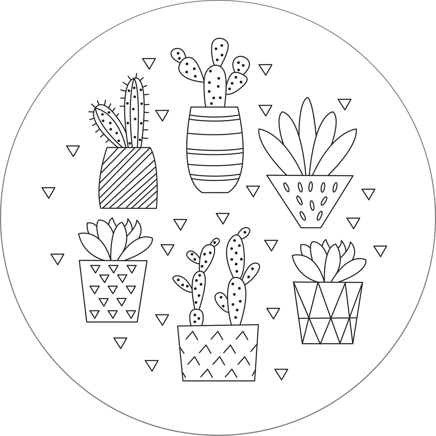 Blooms & Succulents Embroidery Pattern Transfers