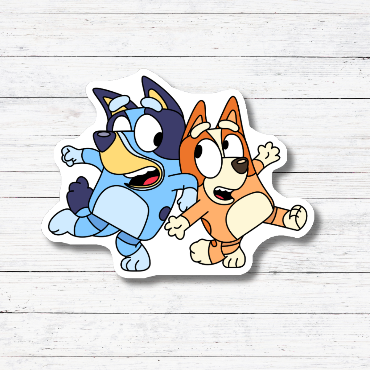 Oily Graphic Creations - Heeler Sisters- Bluey Stickers/Magnet