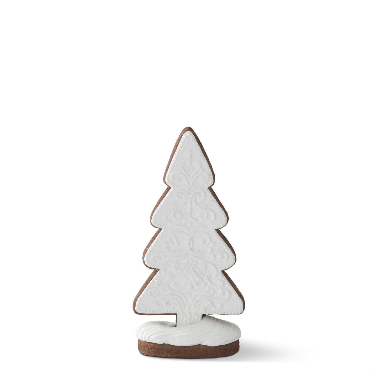Glittered Resin Gingerbread Cookie Tree, 9 Inch