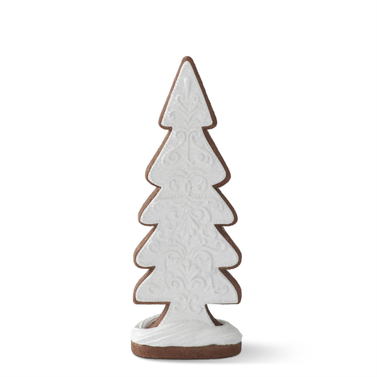 Glittered Resin Gingerbread Cookie Tree, 12 Inch