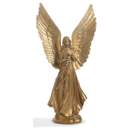17" Gold Angels, Angel Holding an Object