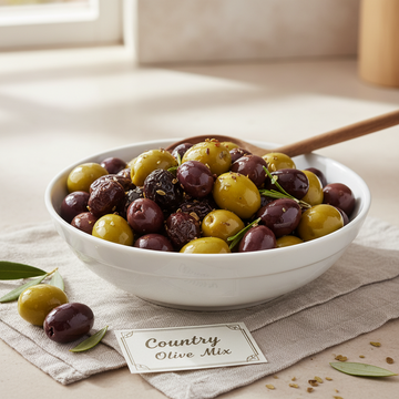 Greek Olives - Country Olive Mix 34 oz - Truly Greek