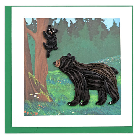 QuillingCard Oso Negro wCub