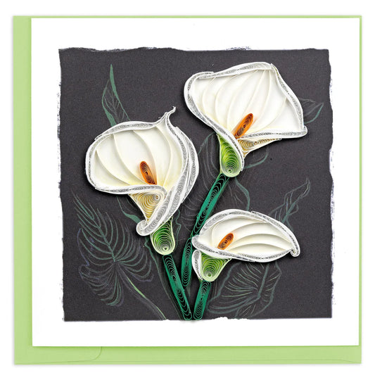 QuillingCard Lirio de Cala