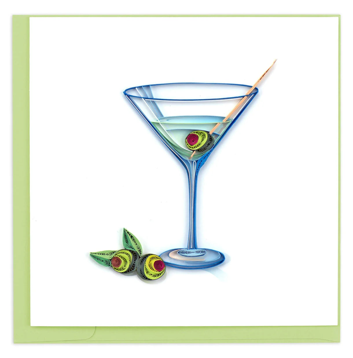 QuillingCard GinMartini