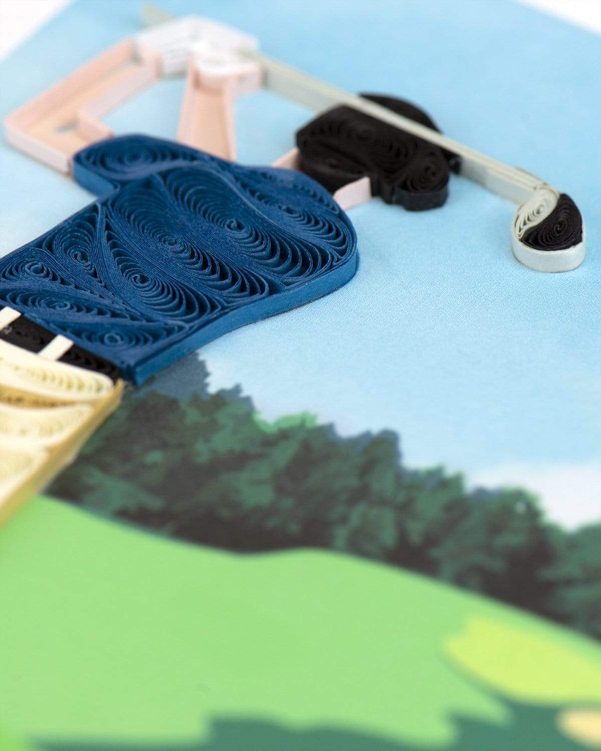 QuillingCard Golfer