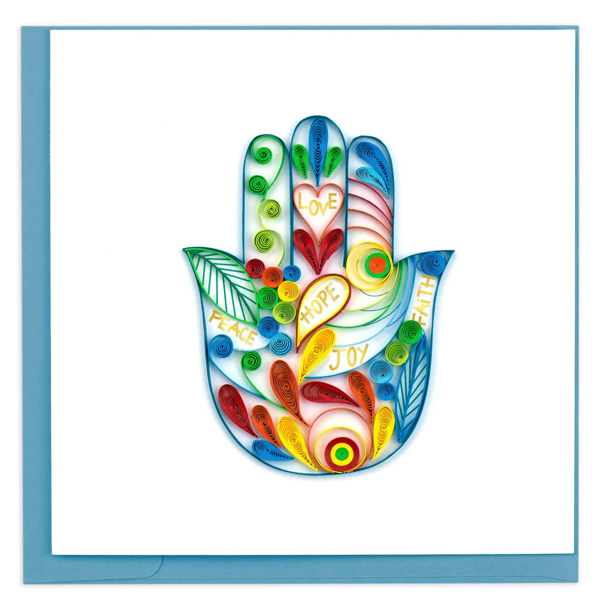 QuillingCard Mano de Hamsa