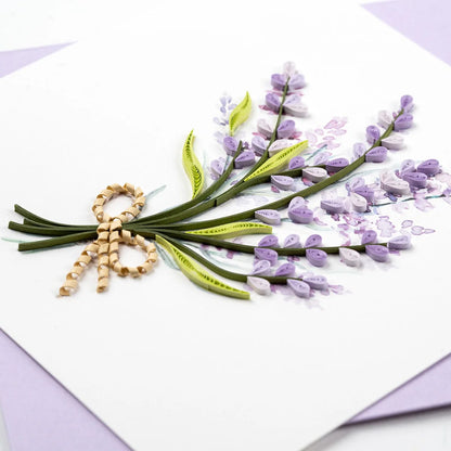 Ramo de Lavanda de QuillingCard
