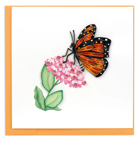 Mariposa Monarca de QuillingCard