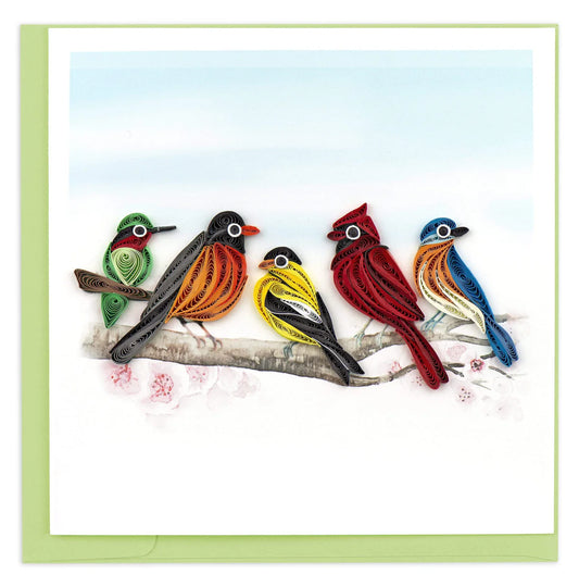 QuillingCard Songbirds