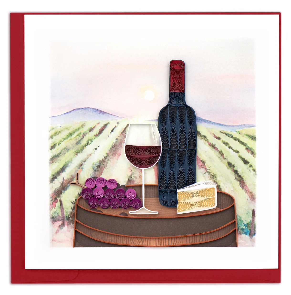 QuillingCard Viñedo