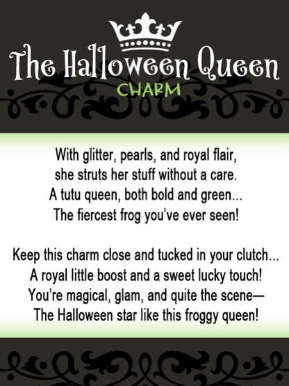 Halloween Queen Pocket Charm