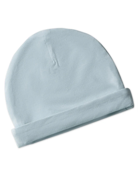 Infant Solid Cotton Beanie-Blue
