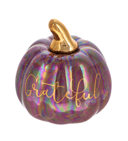 Iridescent Message Pumpkin