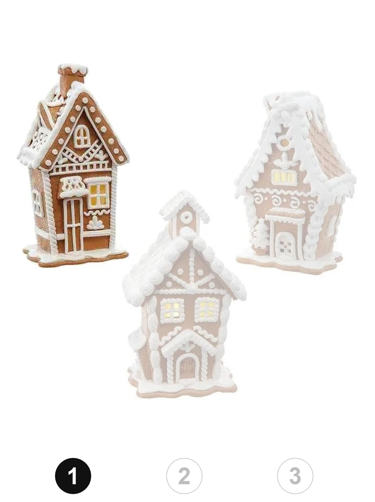 Lighted Gingerbread House