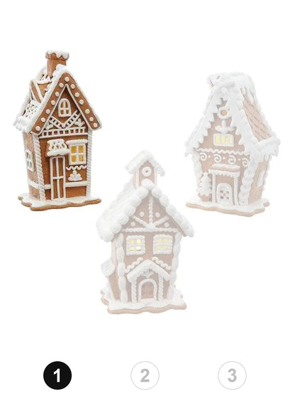 Lighted Gingerbread House