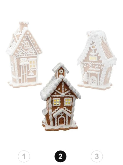 Lighted Gingerbread House