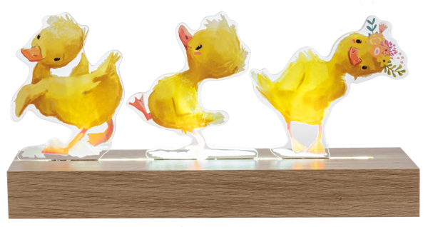 LED Light Up Duck Tabletop Decor
