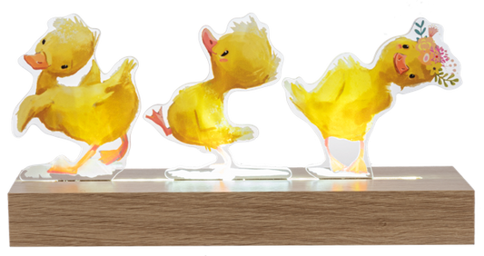 LED Light Up Duck Tabletop Decor