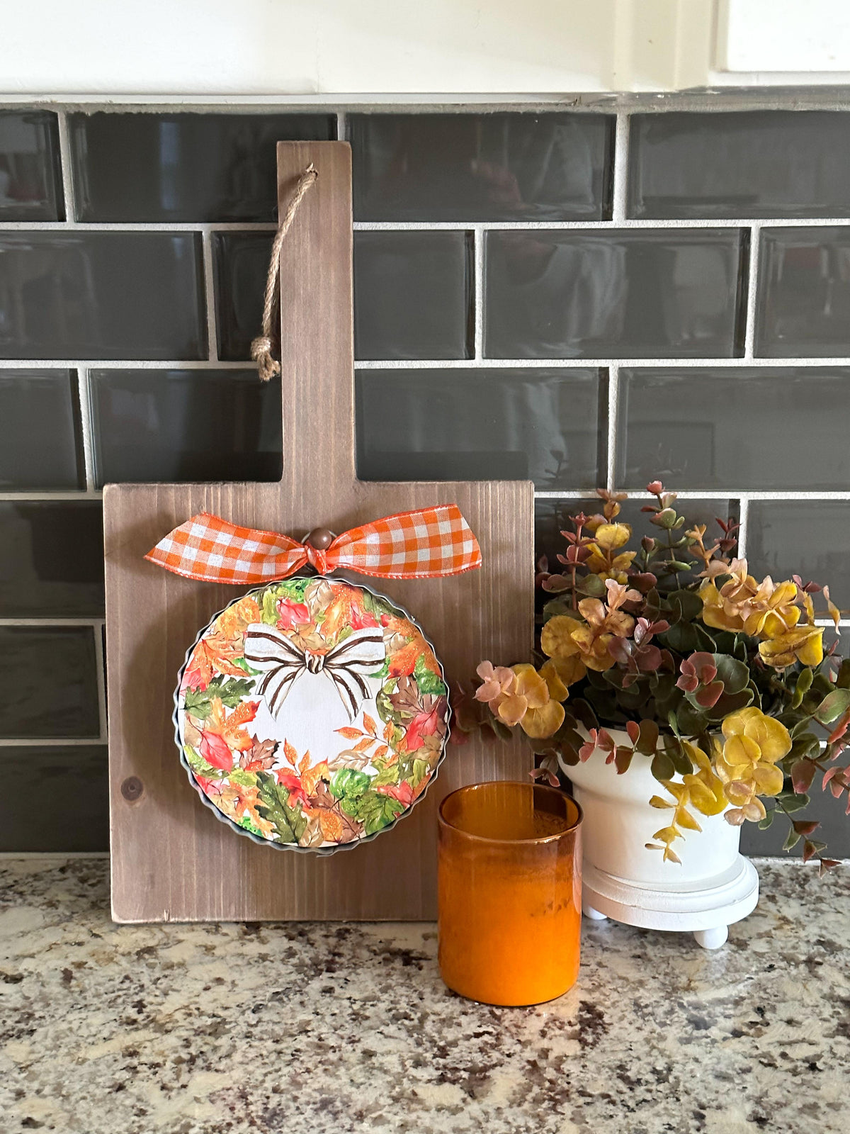 Mini Art Fall Wreath