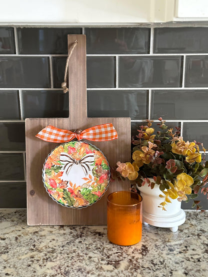 Mini Art Fall Wreath