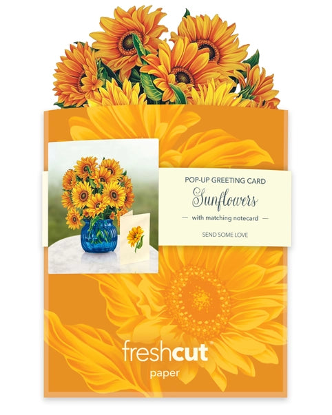 Mini Sunflower Pop up Greeting Cards
